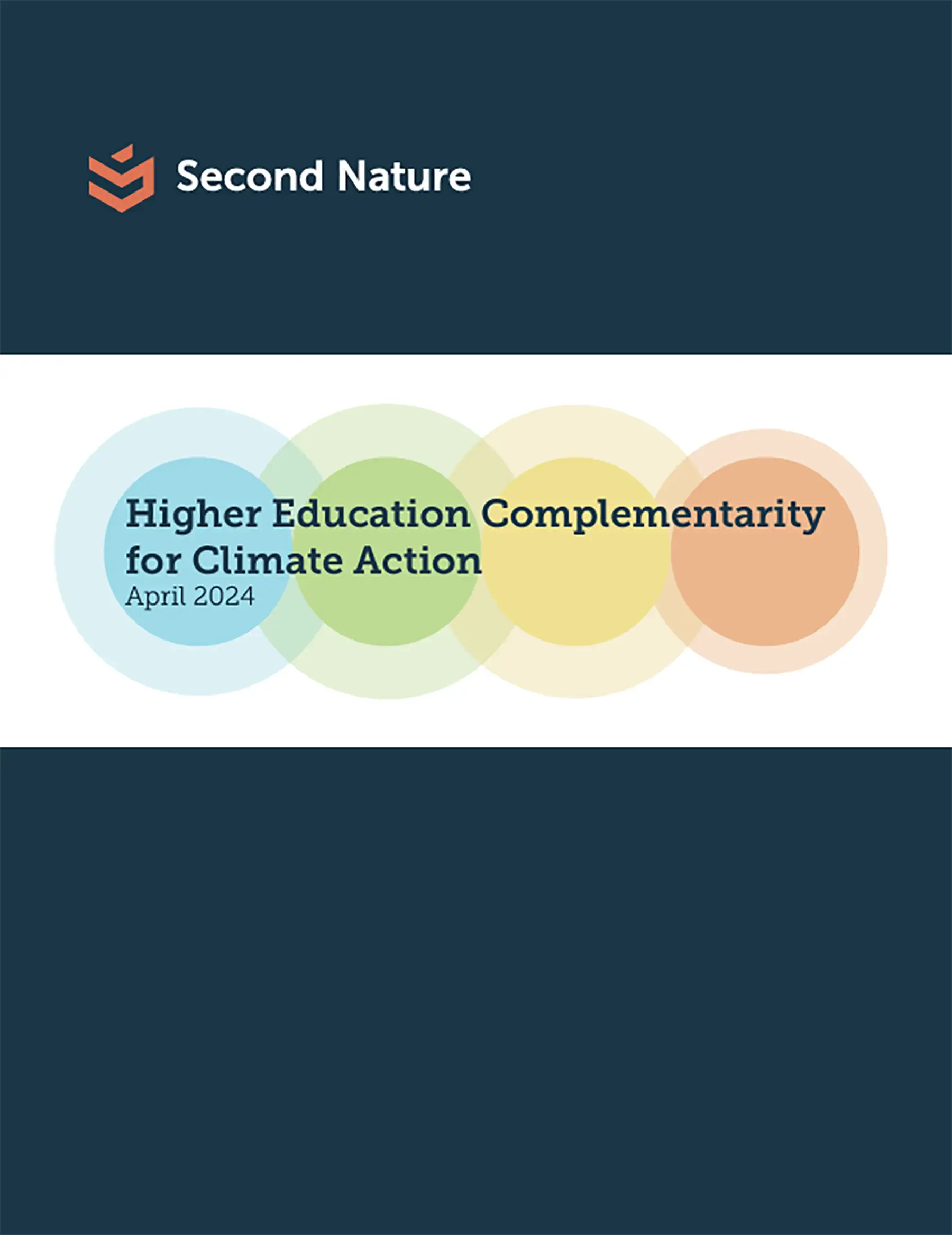 higher education complementarity for climate action report cover